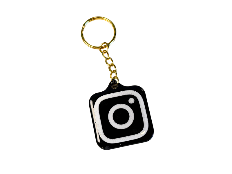 NFC_Keychain_-_Black_and_White