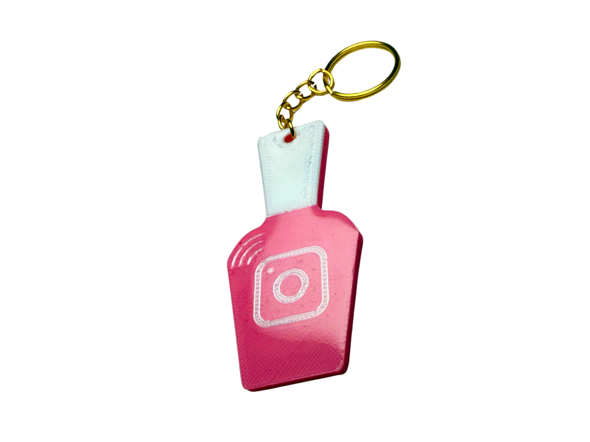 NFC Keychain Nail Polish Shape